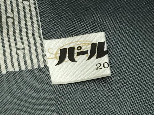 平和屋着物●インド・アッサム　野蚕糸　手織　ムガシルク　紬　横段文　正絹　逸品　未使用　CABG4563gh