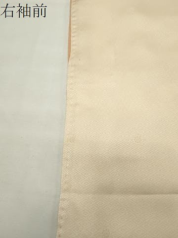 平和屋着物●訪問着　流水草花文　暈し染め　金彩　正絹　逸品　CABG4570gh