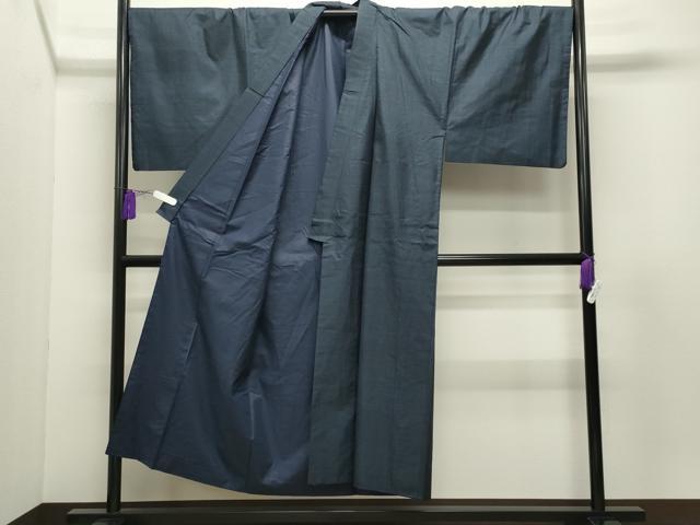 平和屋着物●男性　本場大島紬　アンサンブル　100亀甲　総詰め　反端付き　正絹　逸品　CABG4571gh