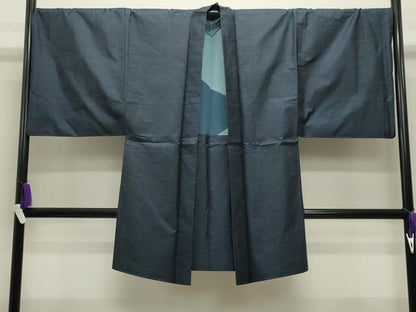 平和屋着物●男性　本場大島紬　アンサンブル　100亀甲　総詰め　反端付き　正絹　逸品　CABG4571gh
