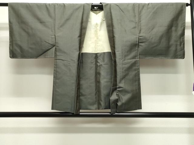 平和屋着物●大島紬　アンサンブル　格子柄　田代特製　反端付き　正絹　逸品　未使用　CABG4573gh