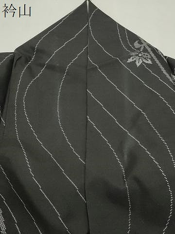平和屋着物●本場大島紬　9マルキ　花唐草文　山元織物謹製　証紙付き　正絹　逸品　CABG4582gh