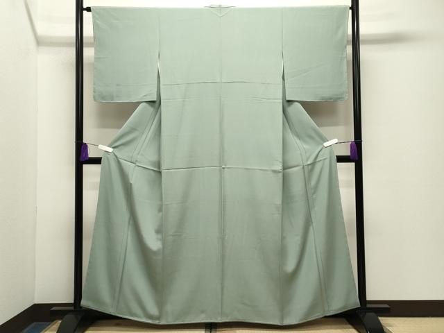 平和屋着物●上質な色無地　夏虫色　正絹　逸品　CABG4599gh