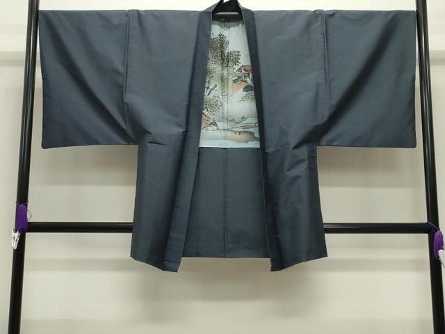 平和屋着物●男性　本場大島紬　アンサンブル　80亀甲　総詰め　正絹　逸品　CABG4604gh