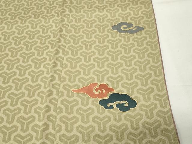 平和屋着物●訪問着　龍　暈し染め　金彩　正絹　逸品　未使用　CABG4612gh