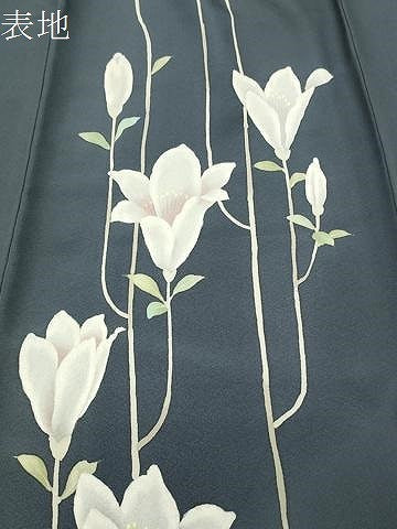 平和屋着物●訪問着　ろうけつ染め　枝花文　正絹　逸品　CABG4653gh