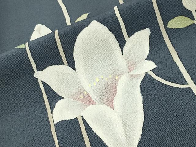 平和屋着物●訪問着　ろうけつ染め　枝花文　正絹　逸品　CABG4653gh