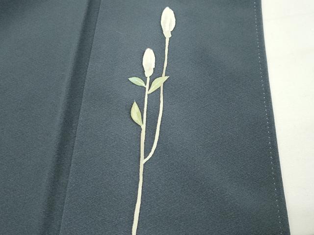 平和屋着物●訪問着　ろうけつ染め　枝花文　正絹　逸品　CABG4653gh