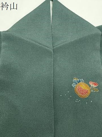 平和屋着物●訪問着　作家物　立波花文　暈し染め　鬼しぼ縮緬　正絹　逸品　CABG4654gh