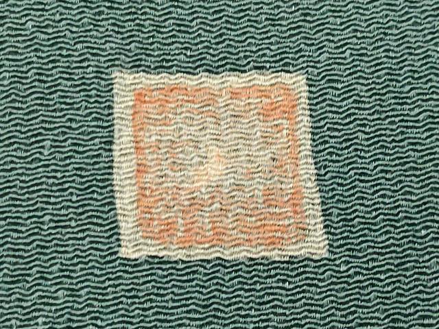 平和屋着物●訪問着　作家物　立波花文　暈し染め　鬼しぼ縮緬　正絹　逸品　CABG4654gh