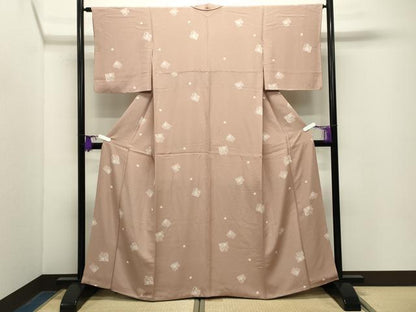 平和屋着物●上質な小紋　源氏香　正絹　逸品　CABG4657gh