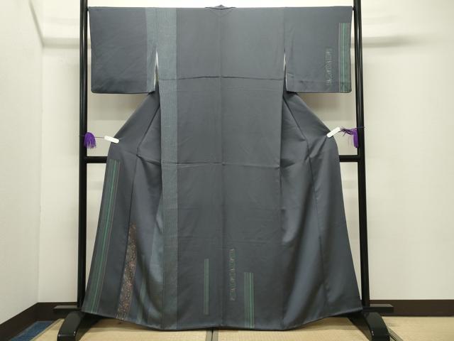 平和屋着物●訪問着　更紗花唐草文　正絹　逸品　CABG4662gh