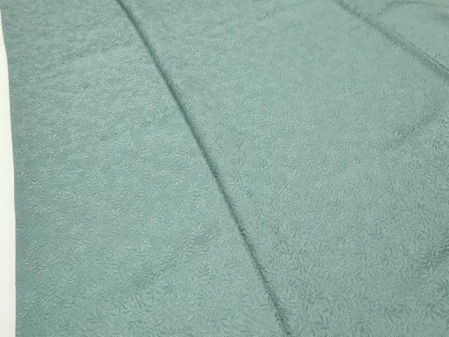 平和屋着物●上質な色無地　南天地紋　薄青色　やまと誂製　正絹　逸品　未使用　CABG4673gh
