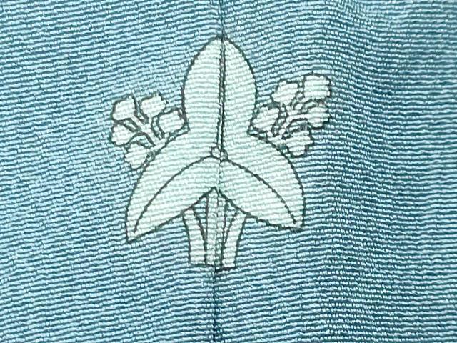 平和屋着物●上質な色無地　堅牢染　秘色色　証紙付き　正絹　逸品　CABG4675gh