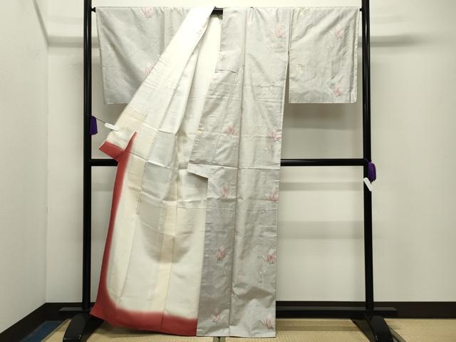 平和屋着物●都喜ヱ門　本場大島紬　7マルキ　旅立ち讃歌　藤絹織物謹製　証紙付き　正絹　逸品　未使用　CABG4683gh
