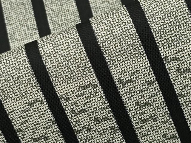 平和屋着物●本場縞大島紬　訪問着　吉祥間道　正絹　逸品　CABG4685gh