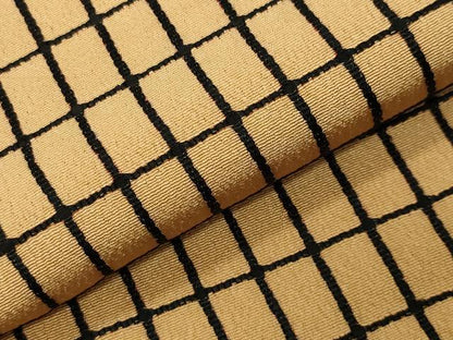 平和屋着物●上質なお召　吉野間道　正絹　逸品　CABG4696gh