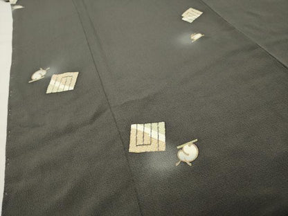 平和屋着物●上質な小紋　源氏香　兎　蛍暈し　金彩　鬼しぼ縮緬　正絹　逸品　未使用　CABG4710gh