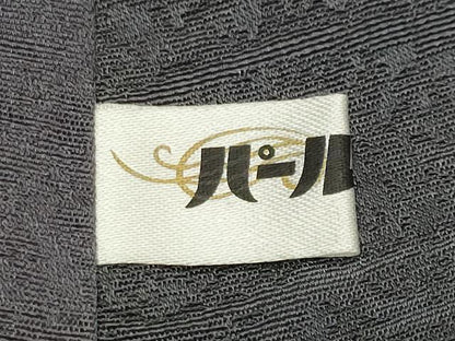 平和屋着物●訪問着　お召地　作家物　笹竹梅文　暈し染め　黄金糸　金彩　反端付き　正絹　逸品　CABG4724gh