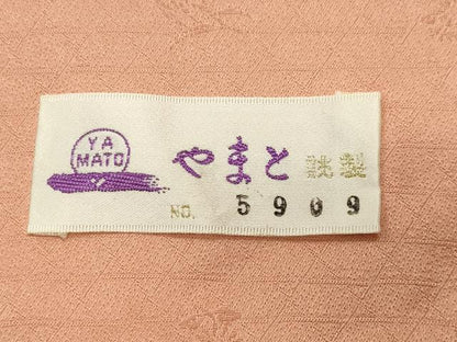 平和屋着物●訪問着　駒刺繍　扇面檜垣花文　暈し染め　金彩　やまと誂製　十二単風　正絹　逸品　未使用　CABG4744gh