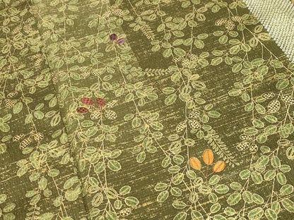 平和屋着物●訪問着　片身替わり　駒刺繍　萩文　金彩　正絹　逸品　CABG4752gh