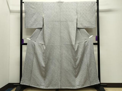 平和屋着物●大変加工の良い総絞り小紋　正絹　逸品　CABG4760gh