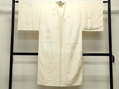 平和屋着物●長襦袢　無双仕立て　南天文　暈し染め　正絹　逸品　CABG4766gh