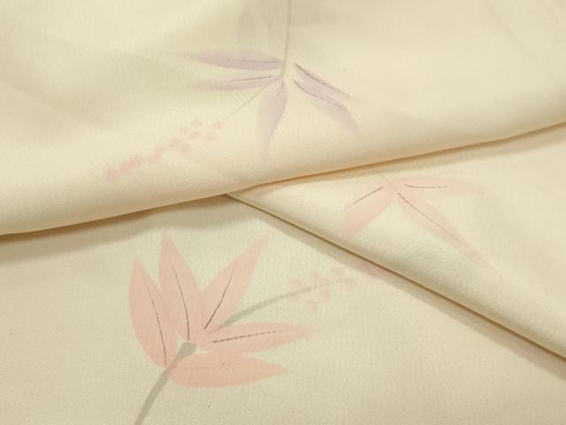 平和屋着物●長襦袢　無双仕立て　南天文　暈し染め　正絹　逸品　CABG4766gh