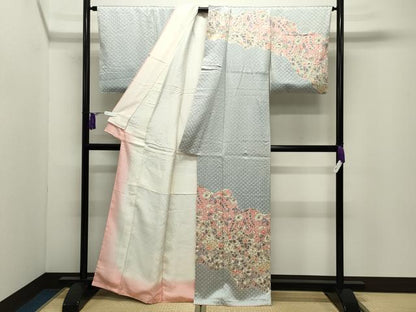 平和屋着物●訪問着　総絞り　辻が花　正絹　逸品　CABG4770gh