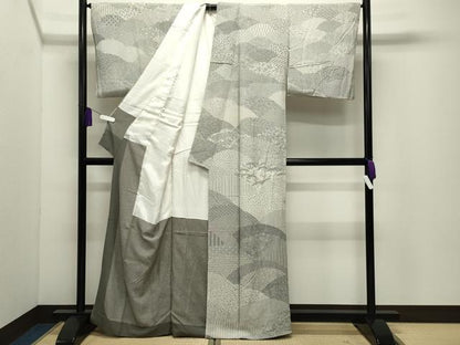 平和屋着物●訪問着　江戸小紋　作家物　吉祥柄　正絹　逸品　CABG4782gh