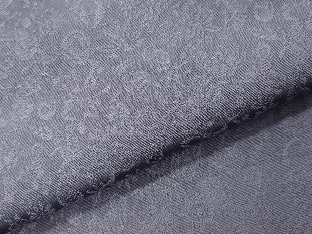 平和屋着物●上質な小紋　清原鵬彩　市松花蝶文　正絹　逸品　CABG4785gh