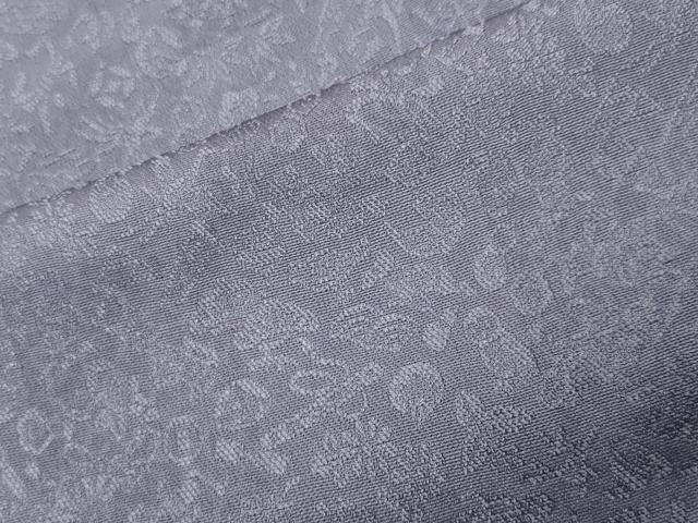 平和屋着物●上質な小紋　清原鵬彩　市松花蝶文　正絹　逸品　CABG4785gh