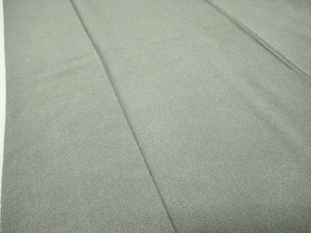平和屋着物●江戸小紋　草木染　鮫小紋柄　鬼しぼ縮緬　正絹　逸品　CABG4787gh