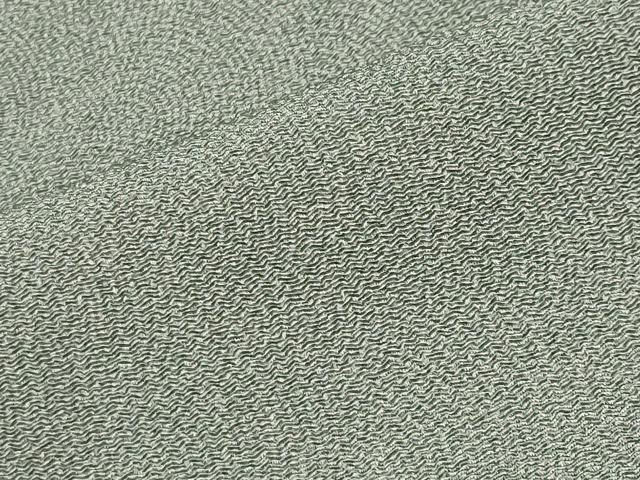 平和屋着物●江戸小紋　草木染　鮫小紋柄　鬼しぼ縮緬　正絹　逸品　CABG4787gh