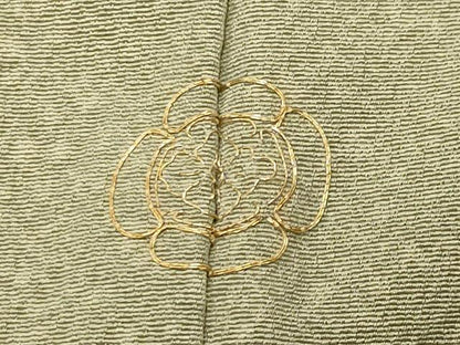 平和屋着物●訪問着　駒刺繍　鳳凰蓑亀松竹梅文　暈し染め　金彩　正絹　逸品　CABG4790gh