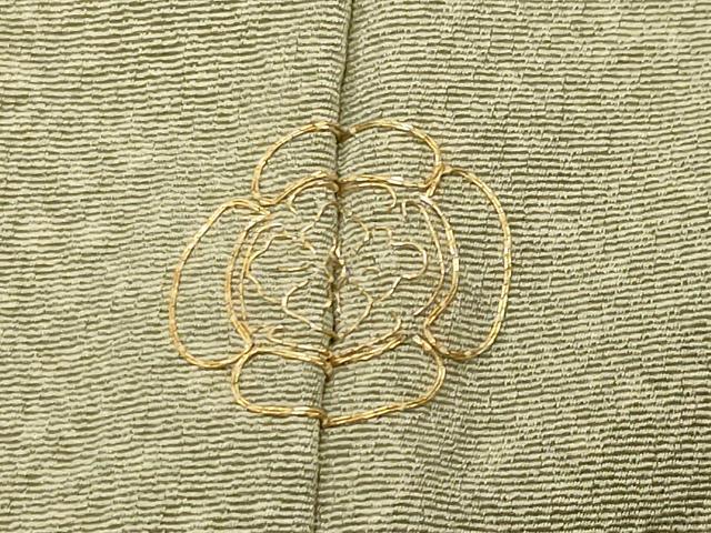 平和屋着物●訪問着　駒刺繍　鳳凰蓑亀松竹梅文　暈し染め　金彩　正絹　逸品　CABG4790gh