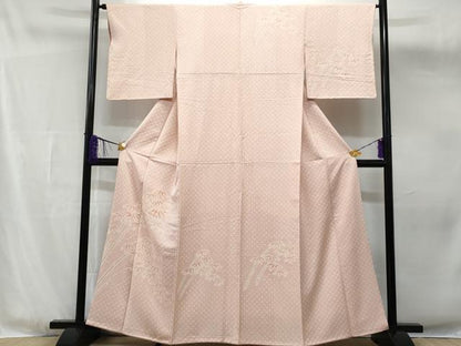 平和屋着物■訪問着　絞り　笹竹文　暈し染め　正絹　逸品　CABG4821fb