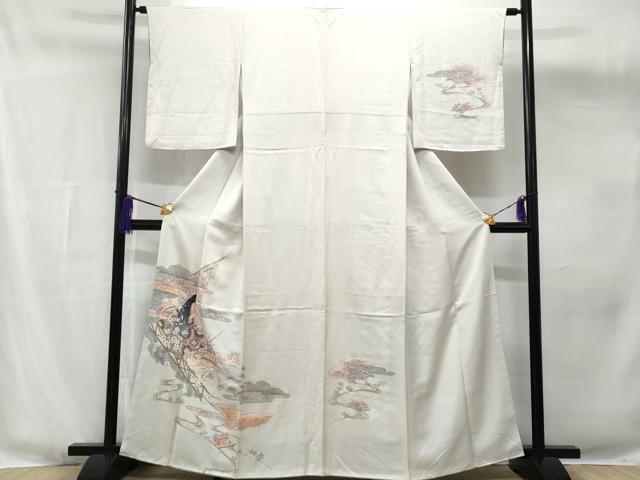 平和屋着物■訪問着　十二単　金彩　正絹　逸品　CABG4822fb