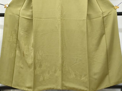 平和屋着物■豪華色留袖　樹林文　根岸色　正絹　逸品　CABG4824fb