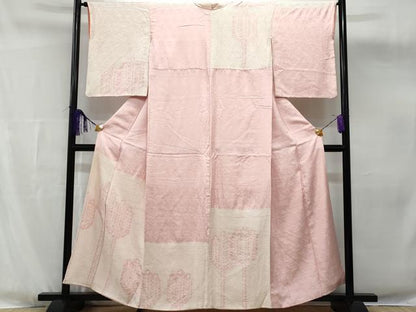平和屋着物■訪問着 絞り 幾何学文様 正絹 逸品 CABG4831fb