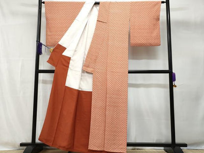平和屋着物■上質な小紋　小花文　正絹　逸品　CABG4839fb