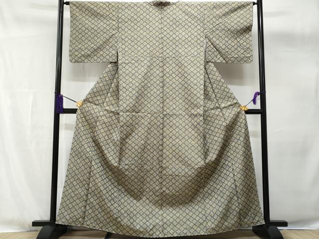 平和屋着物■上質な紬 吉祥文 正絹 逸品 未使用 CABG4840fb