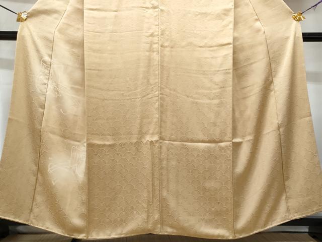 平和屋着物■色留訪問着 御所車青海波 暈し染め 正絹 逸品 CABG4847fb