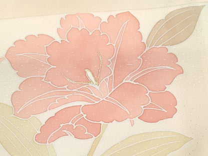 平和屋着物■訪問着 駒刺繍 枝花文 暈し染め 金彩 正絹 逸品 CABG4855fb