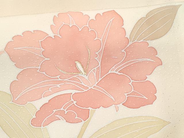 平和屋着物■訪問着 駒刺繍 枝花文 暈し染め 金彩 正絹 逸品 CABG4855fb