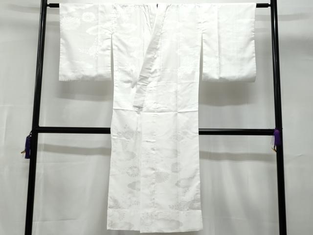 平和屋着物■長襦袢　無双仕立て　雲取り菊文　洗える着物　CABG4856fb
