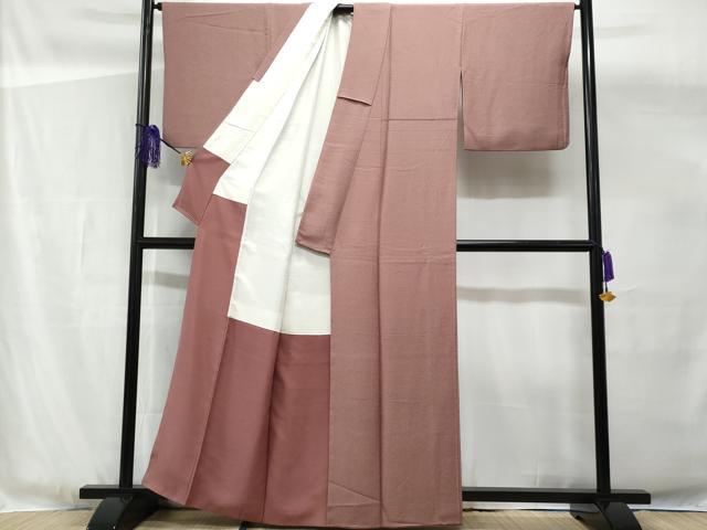平和屋着物▽江戸小紋　単衣　鮫小紋柄　正絹　逸品　AABB5212jh 平和屋着物○本草木染作家 圓啓 江戸小紋 鮫小紋柄 正絹 逸品 未使用