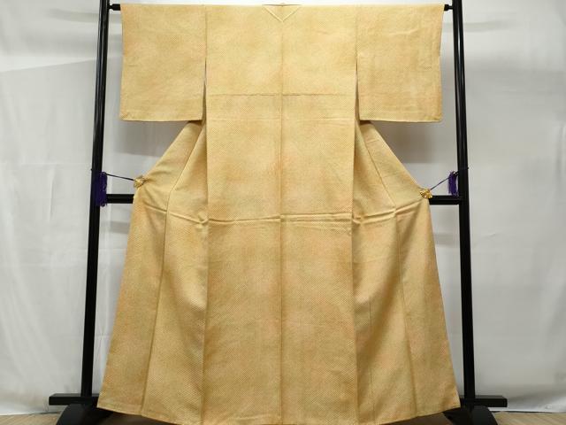 平和屋着物▽上質な小紋　単衣　鹿の子花文　正絹　逸品　AAAZ9210fy 平和屋着物▽上質な小紋 単衣 風景花文 正絹 逸品 AAAZ9211fy 【公式通販】