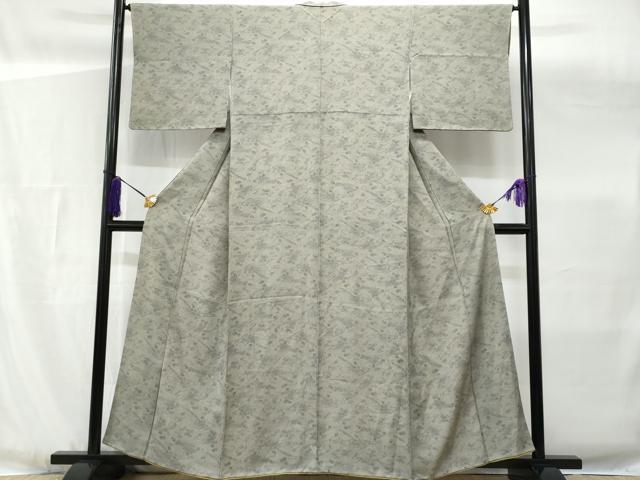 平和屋着物■江戸小紋 草花文 鮫小紋柄 正絹 逸品 CABG4883fb
