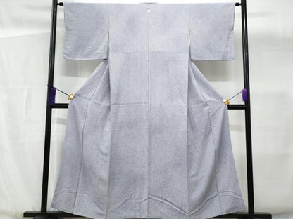 平和屋着物■上質な小紋 小花尽くし 暈し染め 正絹 逸品 未使用 CABG4885fb